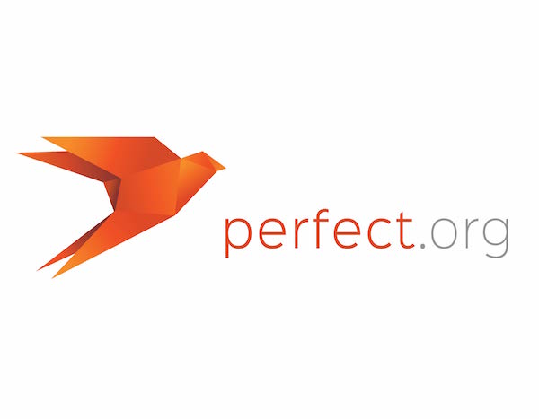 Orange themed Perfect logo